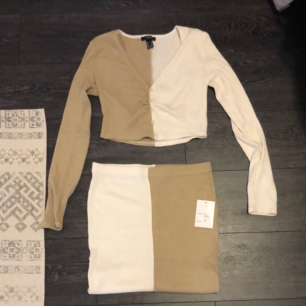 Forever 21 matching skirt set